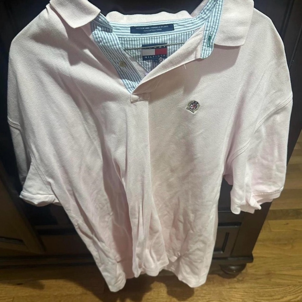 Tommy Hilfiger Kids Soft Pink Polo Shirt